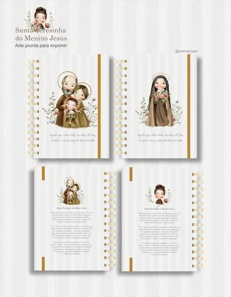 Caderno Santa Teresinha do Menino Jesus