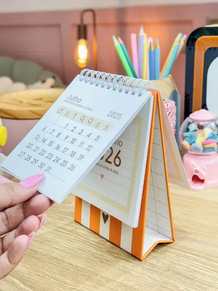 Calendário de Mesa A6 2026