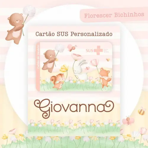 Cartão Sus Personalizado