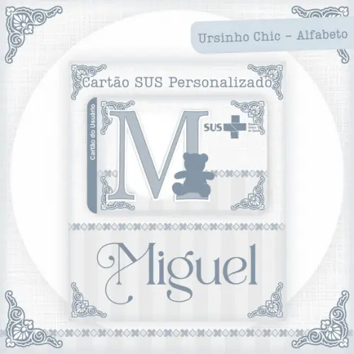 Cartão Sus Personalizado