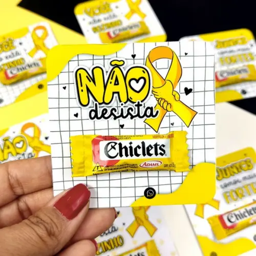 Chicletes Personalizado Setembro Amarelo