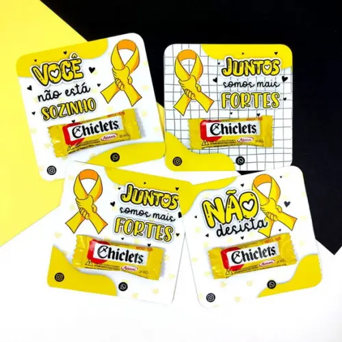 Chicletes Personalizado Setembro Amarelo
