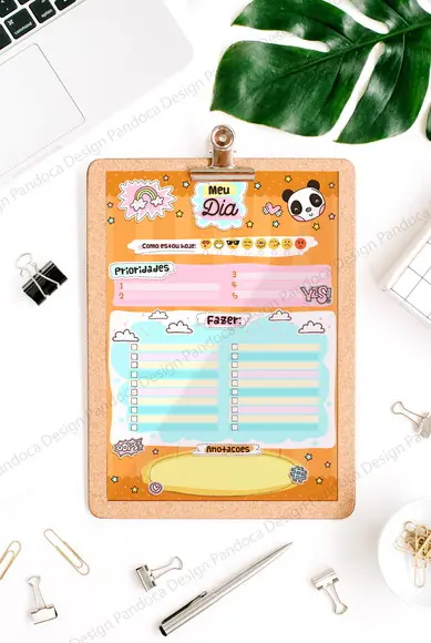 Desk Planner Meu Dia