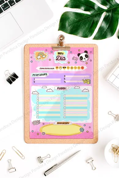 Desk Planner Meu Dia