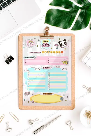 Desk Planner Meu Dia