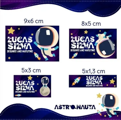 Etiquetas Escolares Personalizadas