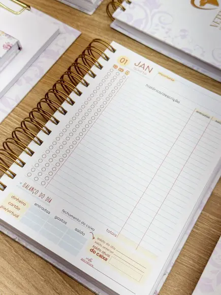 Livro Caixa Personalizado