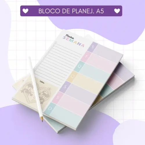 Planejador Semanal Minniemickey Retro