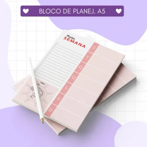 Planejador Semanal Minniemickey Retro