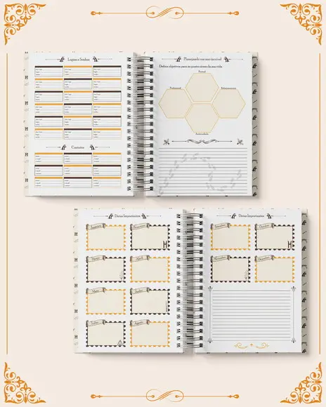 Planner 2026 Coleção Lovepotter