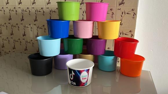 Balde de Pipoca Personalizado Tik Tok