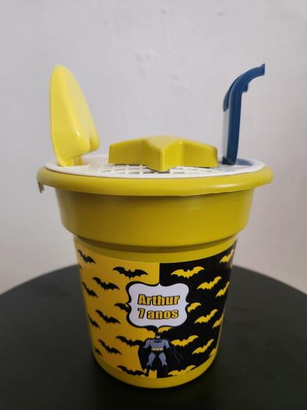 Balde de Praia Personalizado Batman