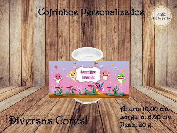 Cofrinho Personalizado Baby Shark