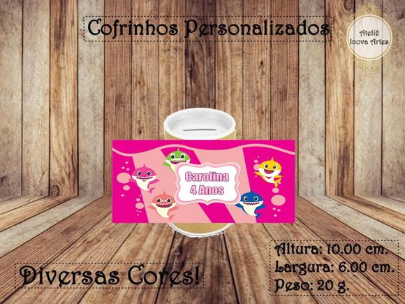 Cofrinho Personalizado Baby Shark