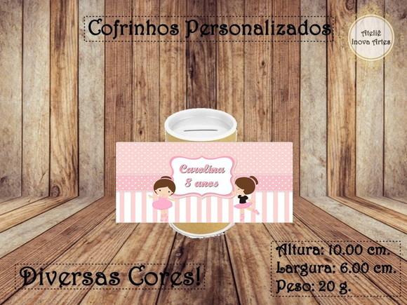 Cofrinho Personalizado Bailarina