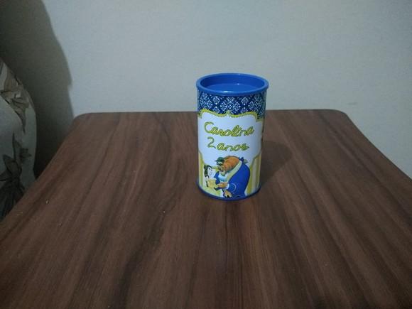 Cofrinho Personalizado Bela e a Fera