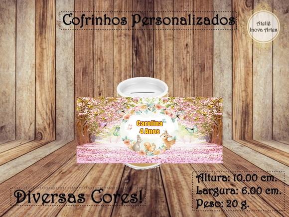 Cofrinho Personalizado Bosque Encantado