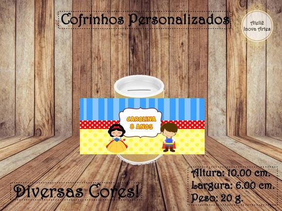 Cofrinho Personalizado Branca de Neve