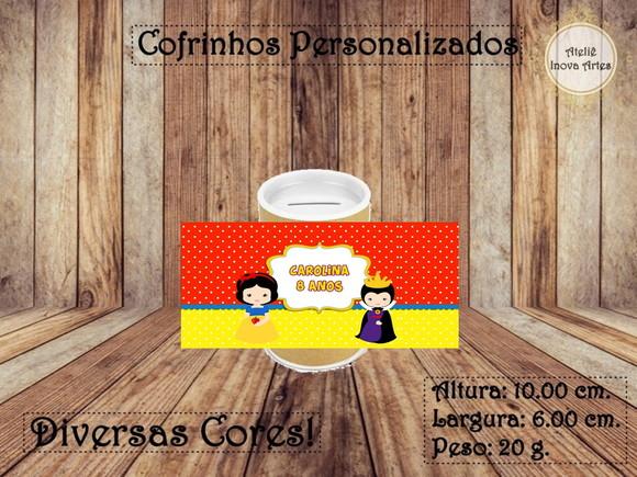 Cofrinho Personalizado Branca de Neve
