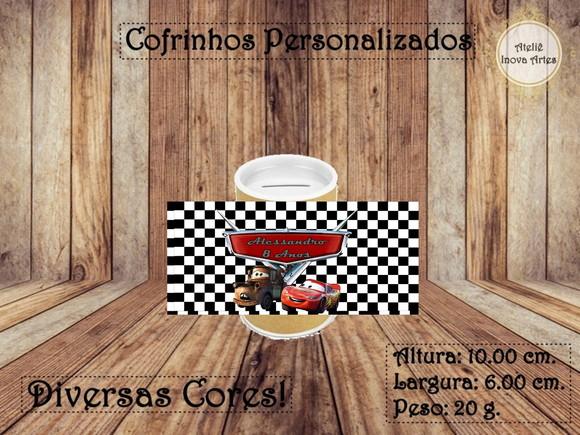 Cofrinho Personalizado Carros