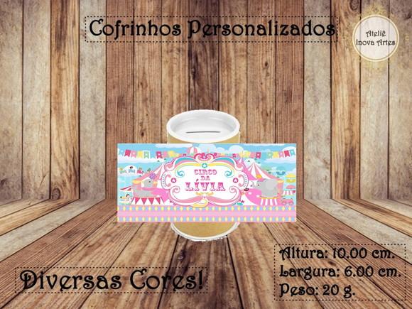 Cofrinho Personalizado Circo