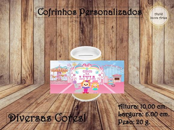Cofrinho Personalizado Circo