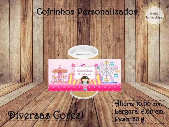 Cofrinho Personalizado Circo