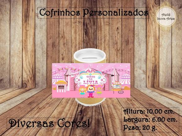 Cofrinho Personalizado Circo