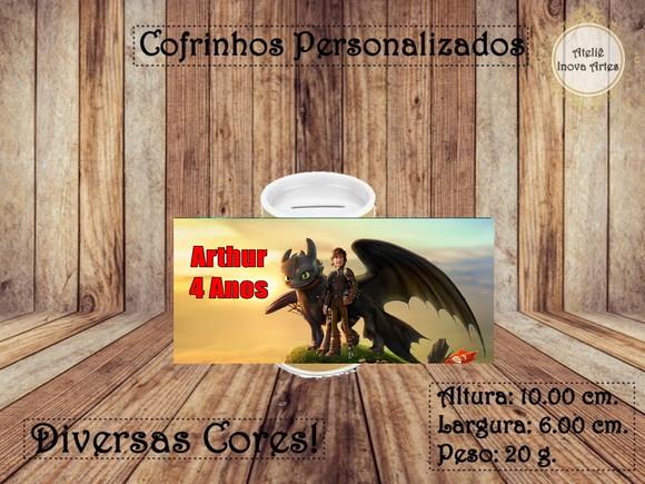 Cofrinho Personalizado Como Treinar o Seu Dragão