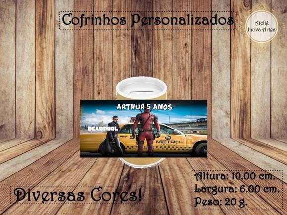 Cofrinho Personalizado Deadpool