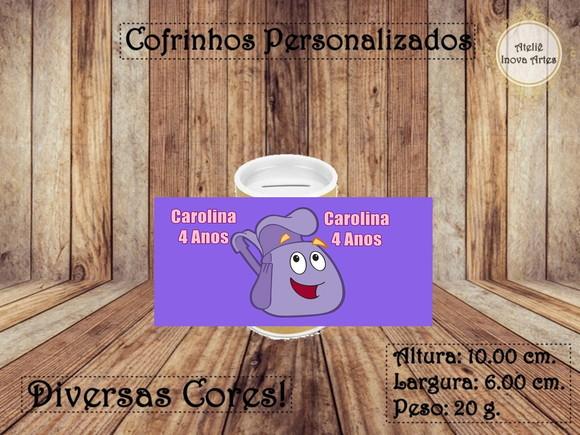 Cofrinho Personalizado Dora Aventureira
