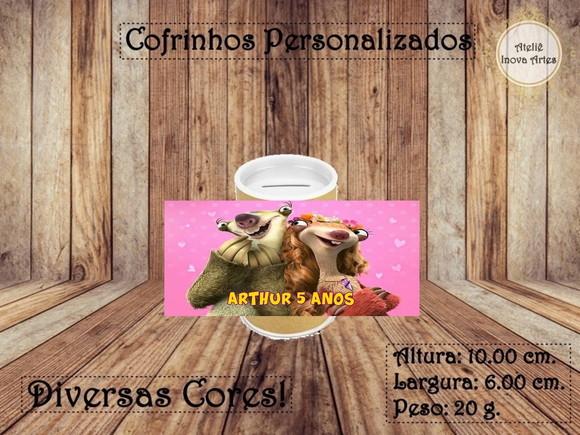 Cofrinho Personalizado Era do Gelo