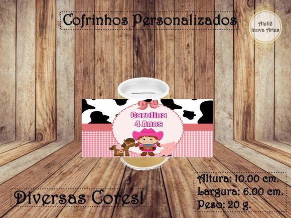 Cofrinho Personalizado Fazendinha