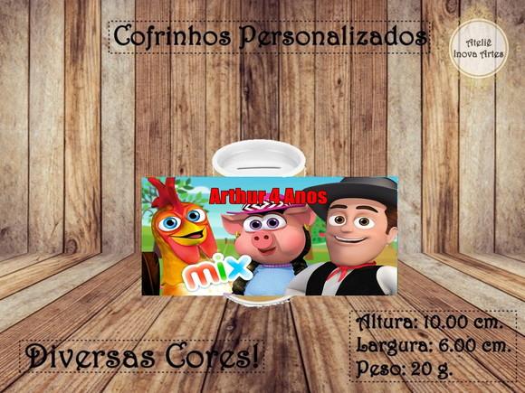 Cofrinho Personalizado Fazenda do Zenon