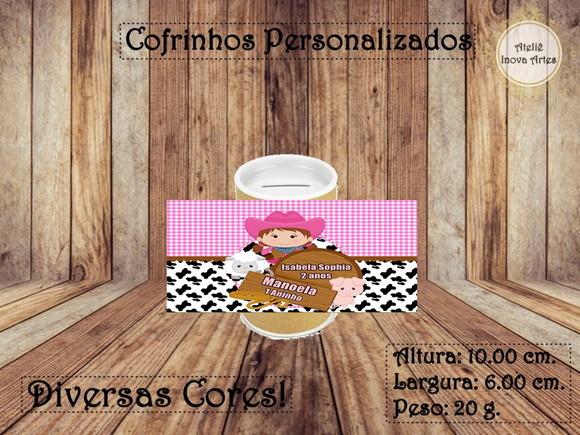Cofrinho Personalizado Fazendinha