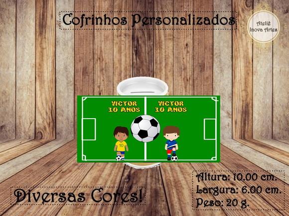 Cofrinho Personalizado Futebol