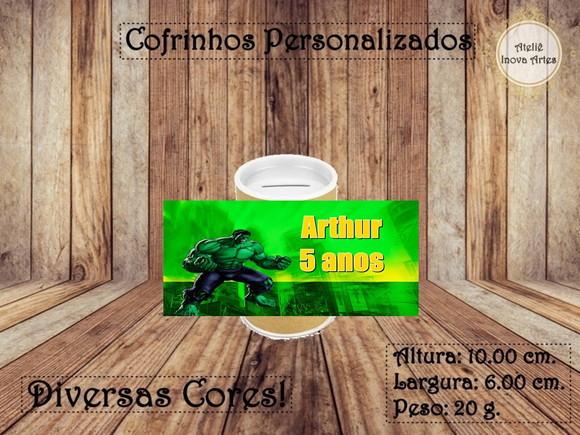 Cofrinho Personalizado Hulk