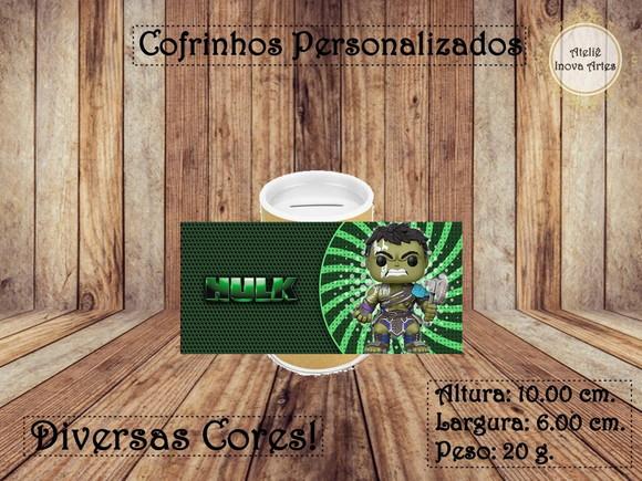 Cofrinho Personalizado Hulk