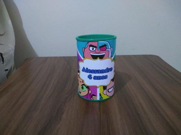 Cofrinho Personalizado Jovens Titãs
