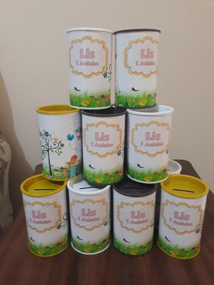 Cofrinho Personalizado Jardim Encantado