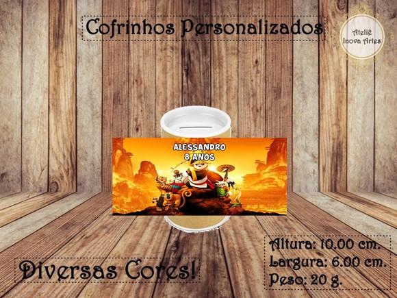 Cofrinho Personalizado Kung Fu Panda