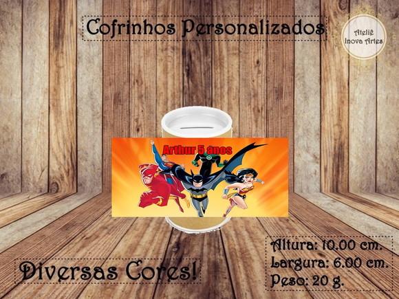 Cofrinho Personalizado Liga da Justiça