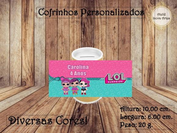 Cofrinho Personalizado Lol Surprise