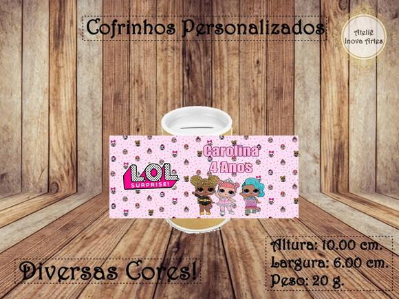 Cofrinho Personalizado Lol Surprise