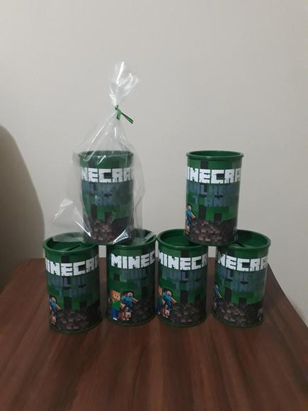 Cofrinho Personalizado Minecraft