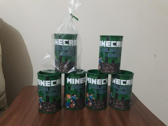 Cofrinho Personalizado Minecraft