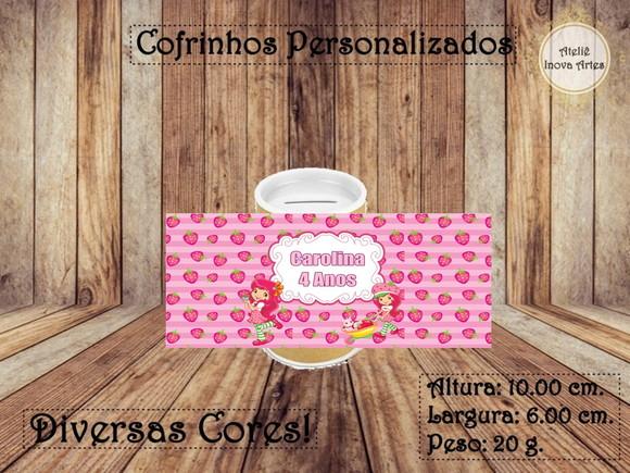 Cofrinho Personalizado Moranguinho