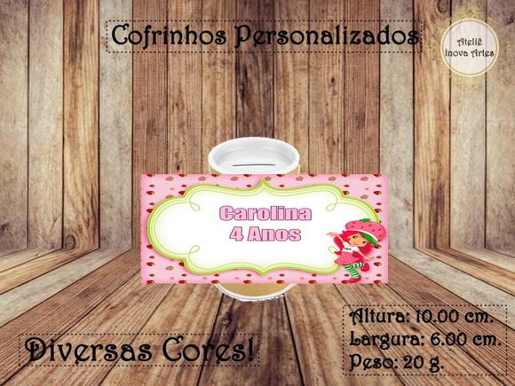 Cofrinho Personalizado Moranguinho