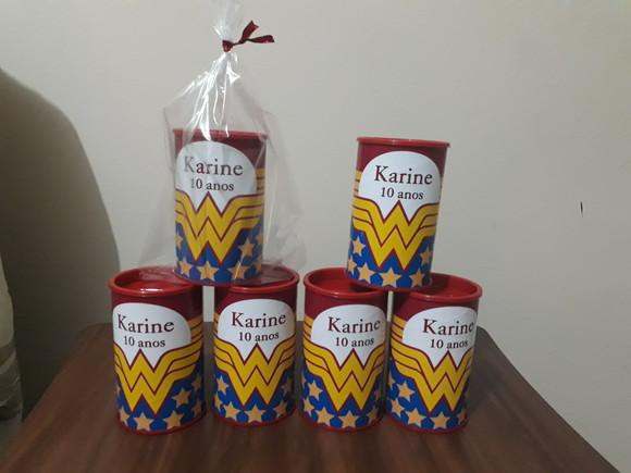 Cofrinho Personalizado Mulher Maravilha