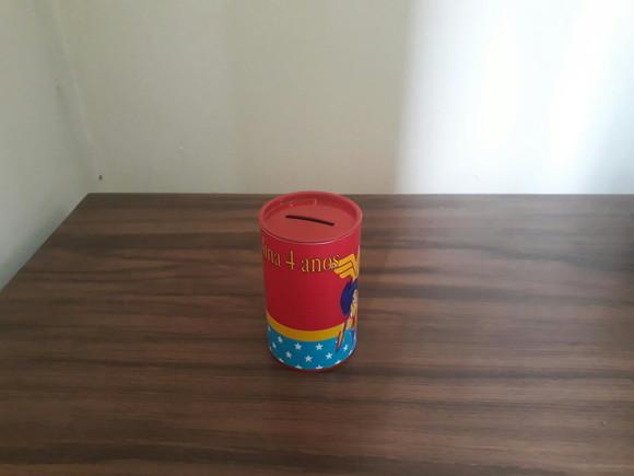 Cofrinho Personalizado Mulher Maravilha